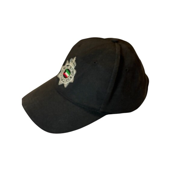 Kuwait Police Hat Black Adjustable Embroidered Crest Preowned Cotton Cap Unusual - Picture 7 of 12